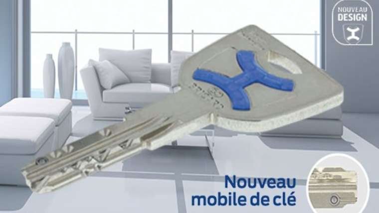 Découvrez le nouveau mobile de clef Bricard valable jusqu’ en 2033